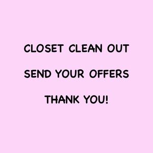 Closet Clean Out Offer